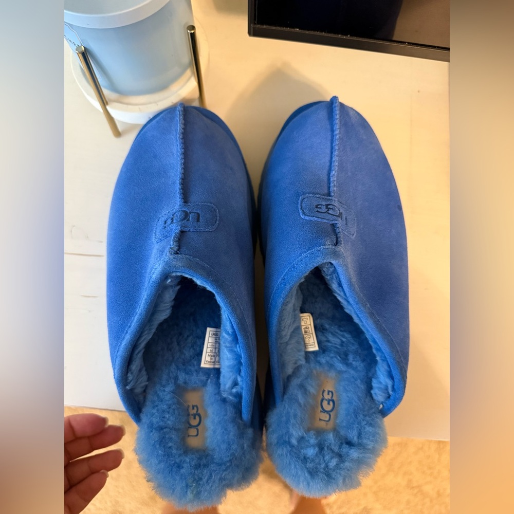 UGG Vibrant Blue Slippers